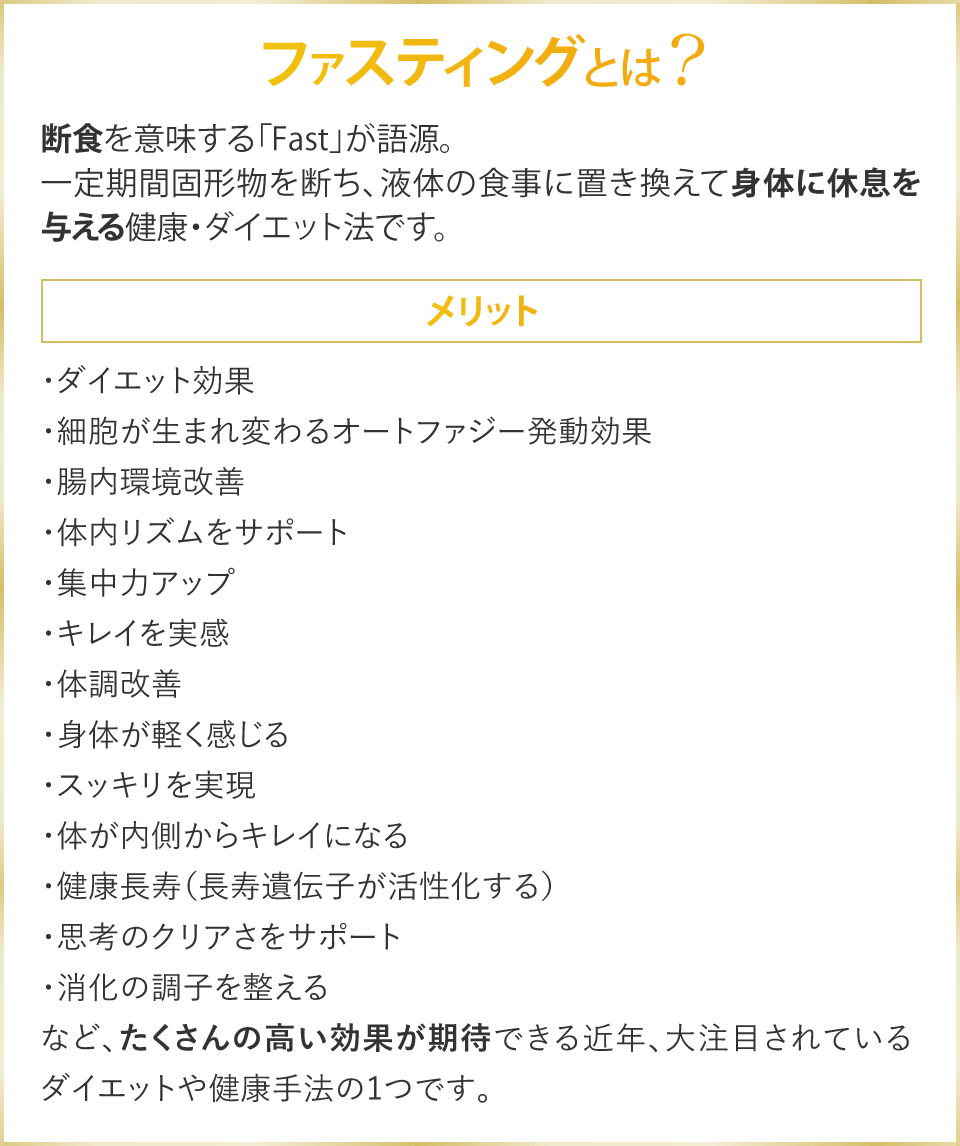 ファスティングとは?
